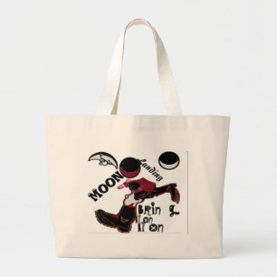 Grand Tote Bag Amenez-le - Jouer à Noël & Space Mashup