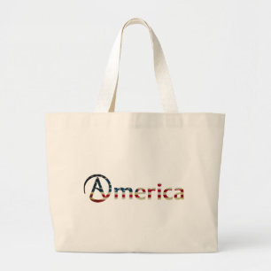 Grand Tote Bag Américain athée
