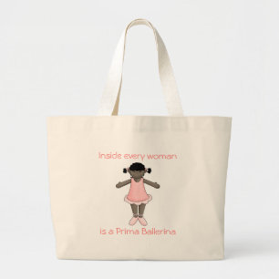 Grand Tote Bag Américaine Sac-Africaine de ballerine de Prima