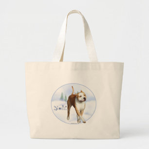 Grand Tote Bag American Staffordshire Terrier Noel
