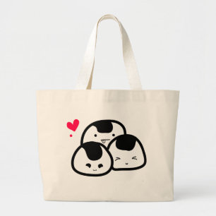 Grand Tote Bag amis d'onigiri