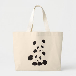 Grand Tote Bag Amitié des pandas