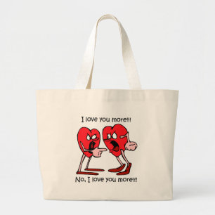 Grand Tote Bag Amour drôle