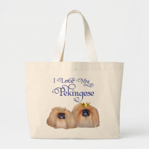 Grand Tote Bag Amour du Pékinois