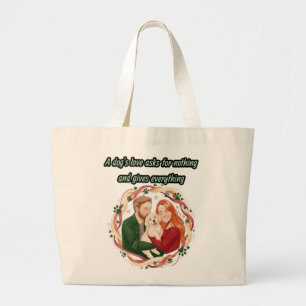 Grand Tote Bag Amoureux des chiens personnalisé