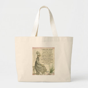 Grand Tote Bag Amoureux des livres de Jane Austen