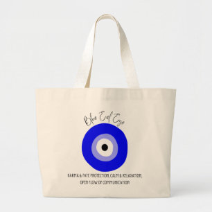 Grand Tote Bag Amulet oculaire bleu