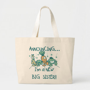 Grand Tote Bag Amusante nouvelle grande soeur Légume