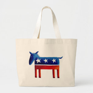Grand Tote Bag Âne Démocrate