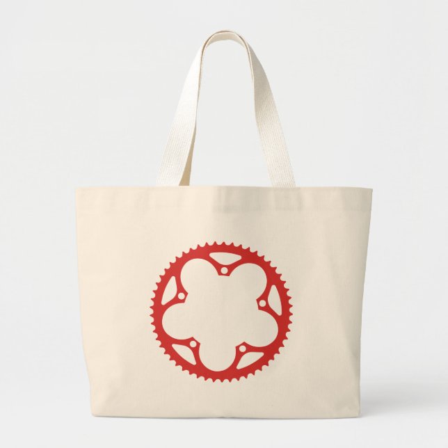 Grand Tote Bag Anneau de chaîne (Devant)