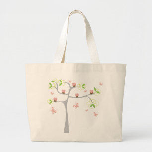 Grand Tote Bag Anniversaire lunatique de bonbon à papillons