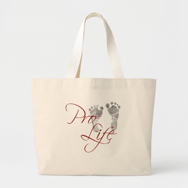 Grand Tote Bag Anti-avortement (Devant)
