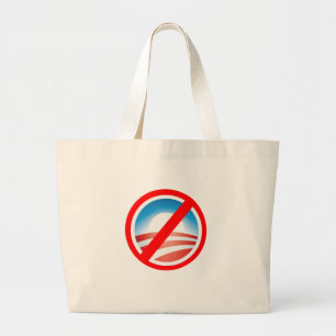 Grand Tote Bag Anti Obama T-shirts de NOBAMA, tasses, sweat -