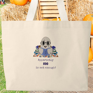 Grand Tote Bag Apparemment BOO n'est pas assez drôle fantôme