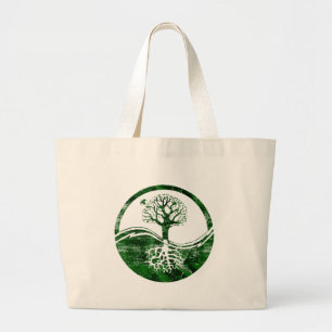 Grand Tote Bag Arbre de Yin Yang
