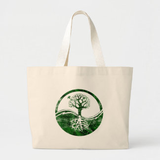 Grand Tote Bag Arbre de Yin Yang
