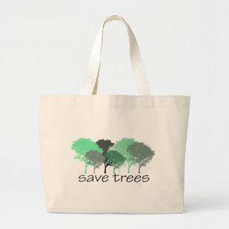 Grand Tote Bag Arbre Hugger ! Conception mignonne d'arbres !