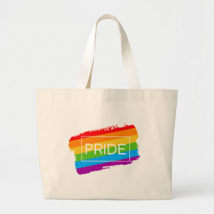 Grand Tote Bag Arc-en-ciel de la Fierté de Bruxelles