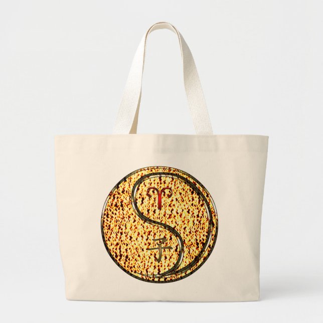 Grand Tote Bag Aries & Fire Rat (Devant)