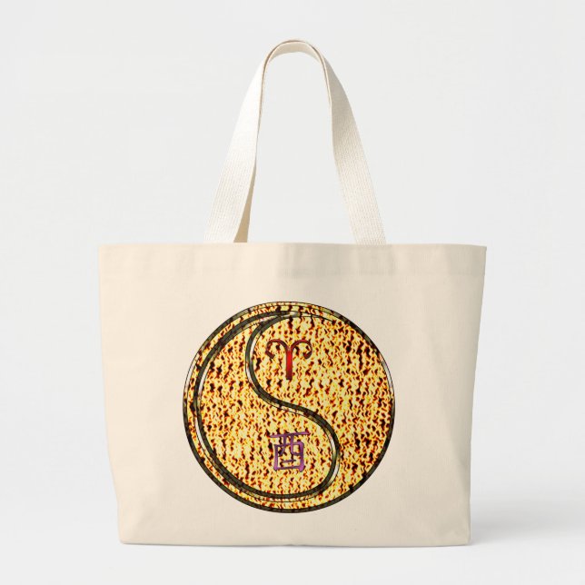 Grand Tote Bag Aries & Fire Roster (Devant)