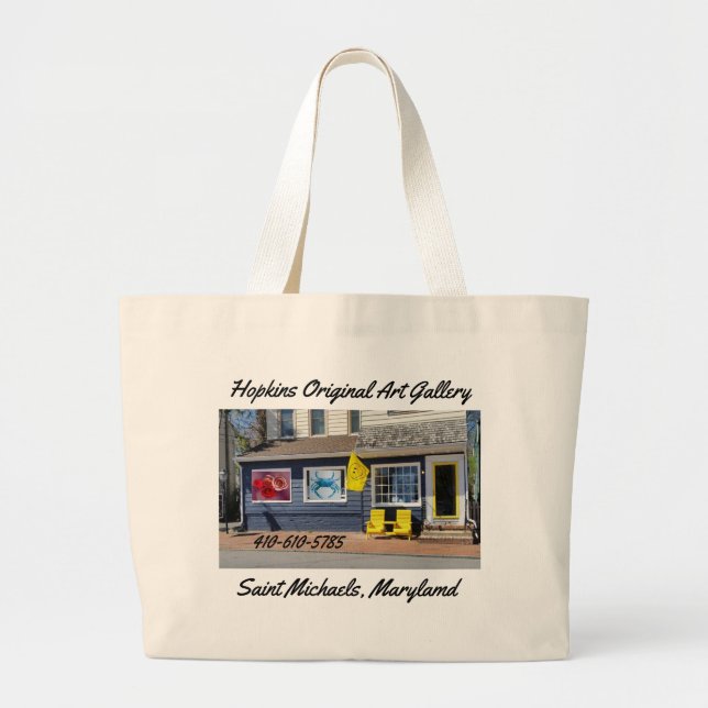 GRAND TOTE BAG ART D'ORIGINAL DE HOPKINS (Devant)