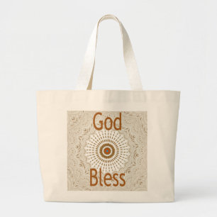 Grand Tote Bag Art Motif Africain Traditionnel Imprimer