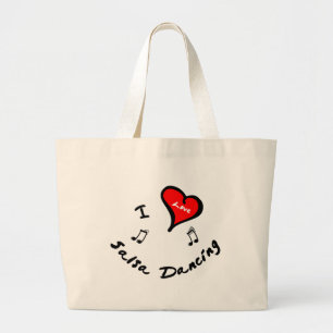 Grand Tote Bag Articles de danse de Salsa - danse de Salsa de