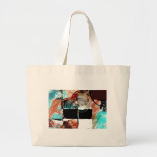 Grand Tote Bag Artwork Abstrait numérique