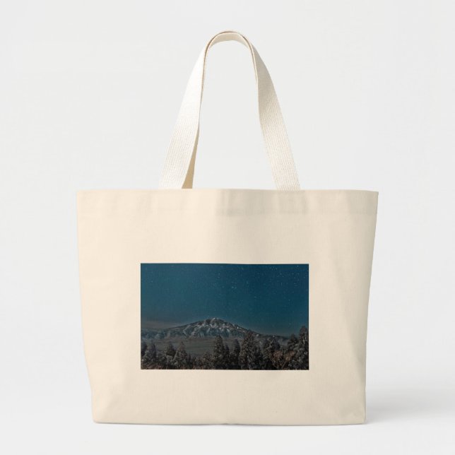 Grand Tote Bag Aso Star Night Volcano Japon (Devant)