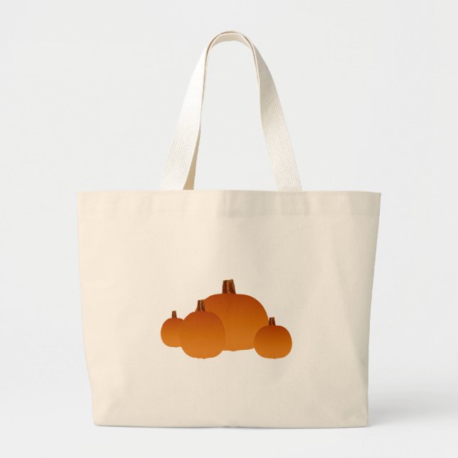 Grand Tote Bag Assortiment citrouille (Devant)