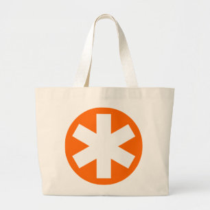 Grand Tote Bag Asterisk - Orange