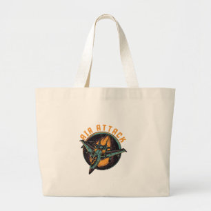 GRAND TOTE BAG ATTAQUE AÉRIENNE