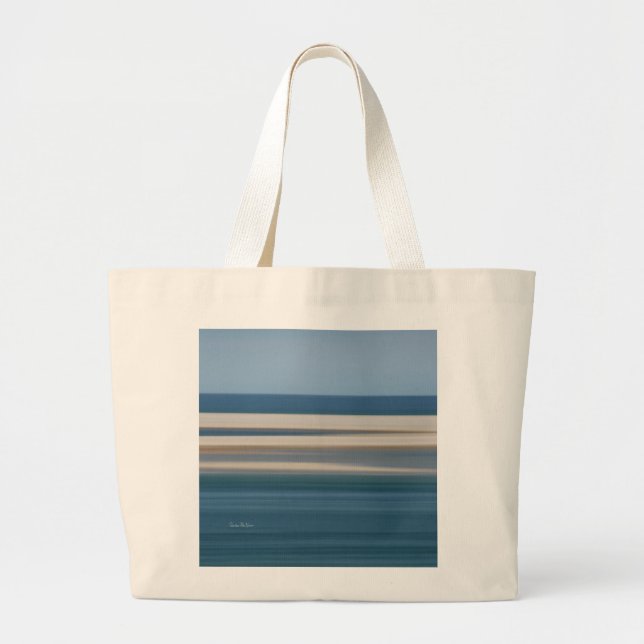 Grand Tote Bag Au-delà de la mer (Devant)