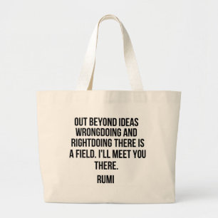 Grand Tote Bag Au delà des idées… Rumi