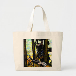Grand Tote Bag Au sud du paradis, à l'ouest de l'enfer