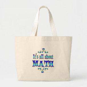 GRAND TOTE BAG AU SUJET DES MATHS