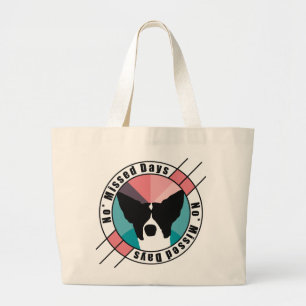 Grand Tote Bag Aucun Jours Manqués Conception double
