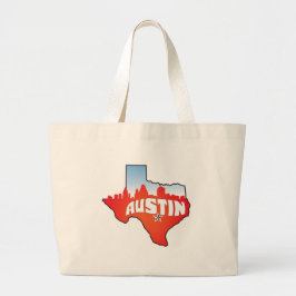 Grand Tote Bag Austin Texas Cityscape