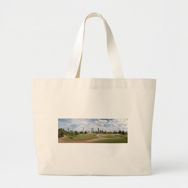 Grand Tote Bag Austin, Texas Downtown Skyline de Butler Park (Devant)