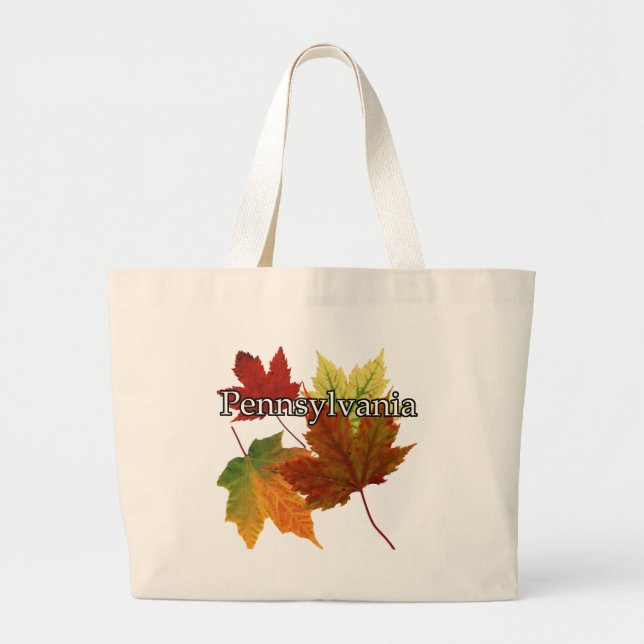 GRAND TOTE BAG AUTOMNE QUITTE EN PENNSYLVANIE (Devant)