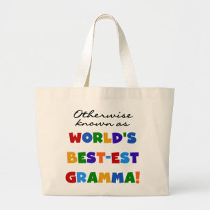 Grand Tote Bag Autrement connu comme T-shirts de Meilleur-est