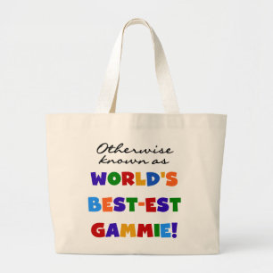 Grand Tote Bag Autrement connu comme T-shirts de Meilleur-est Gam