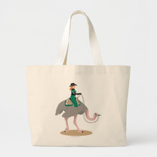 Grand Tote Bag Autruche occidentale de plaisir
