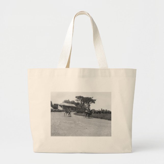 Grand Tote Bag Aux courses (Devant)