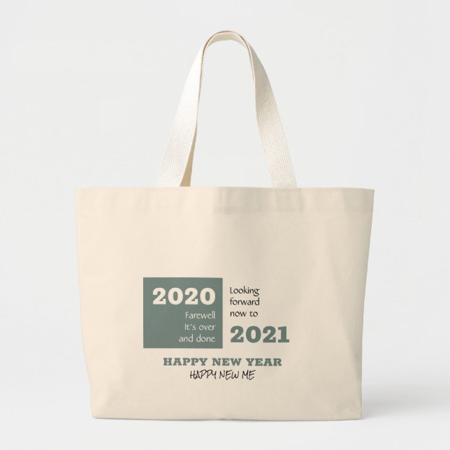 Grand Tote Bag AVENIR 2020 | Perspectives 2021 | Nouvel An (Devant)