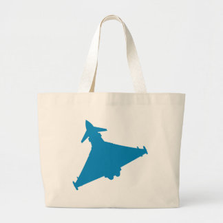 Grand Tote Bag Avion de chasse d'ouragan d'Eurofighter