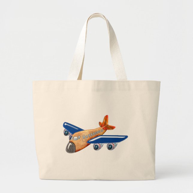 Grand Tote Bag Avion extraordinaire (Devant)