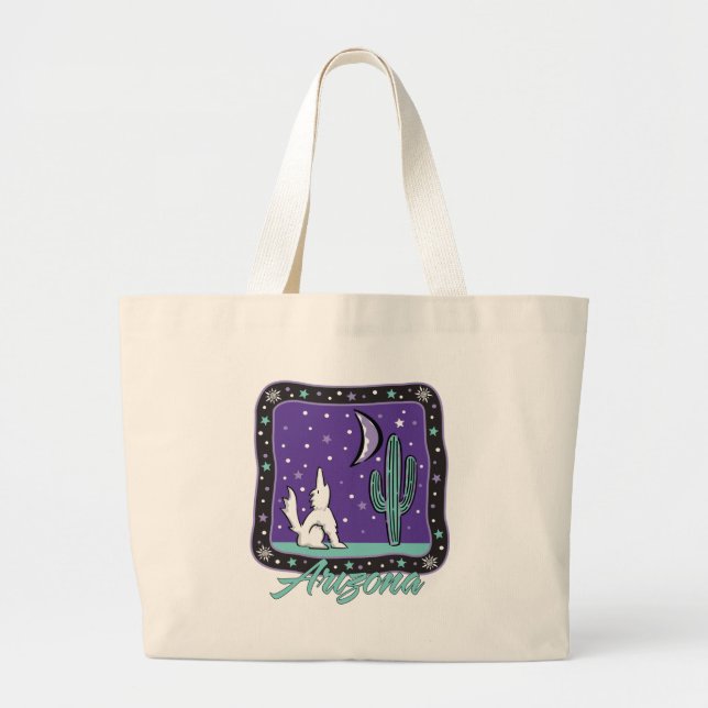 Grand Tote Bag AZ-Coyote (Devant)