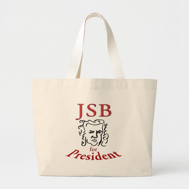 Grand Tote Bag Bach pour le président (Devant)