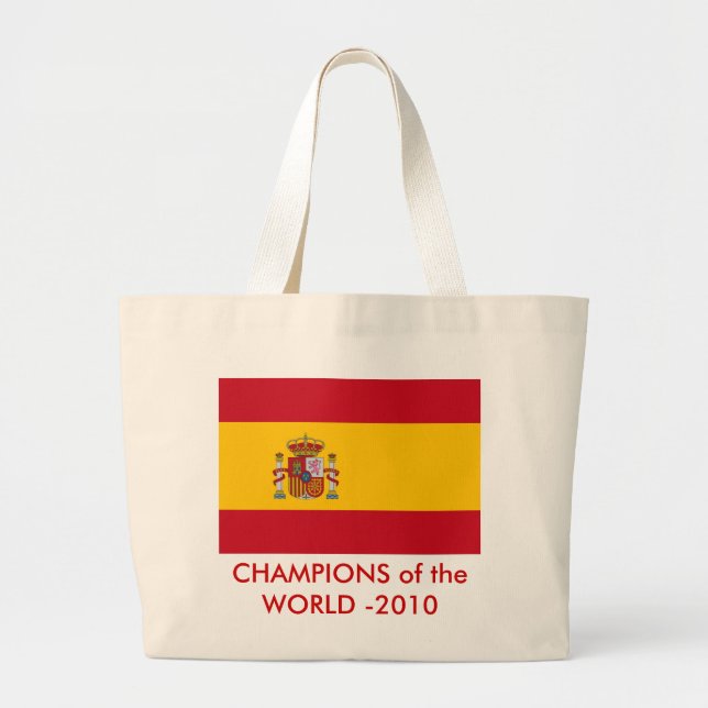 Grand Tote Bag Bag with Flag of Spain (Devant)